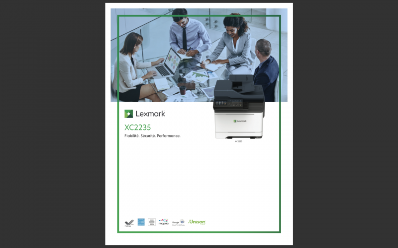 Télétravail : petite imprimante A4 