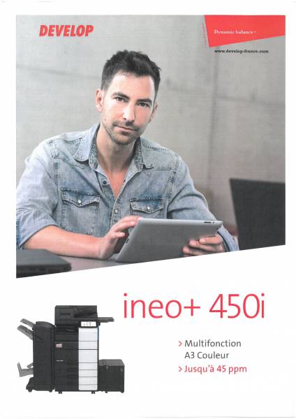 Achetez directement votre photocopieur A4 A3 couleur de marque Develop en tant que Courtier immobilier, promoteur immobilier…
